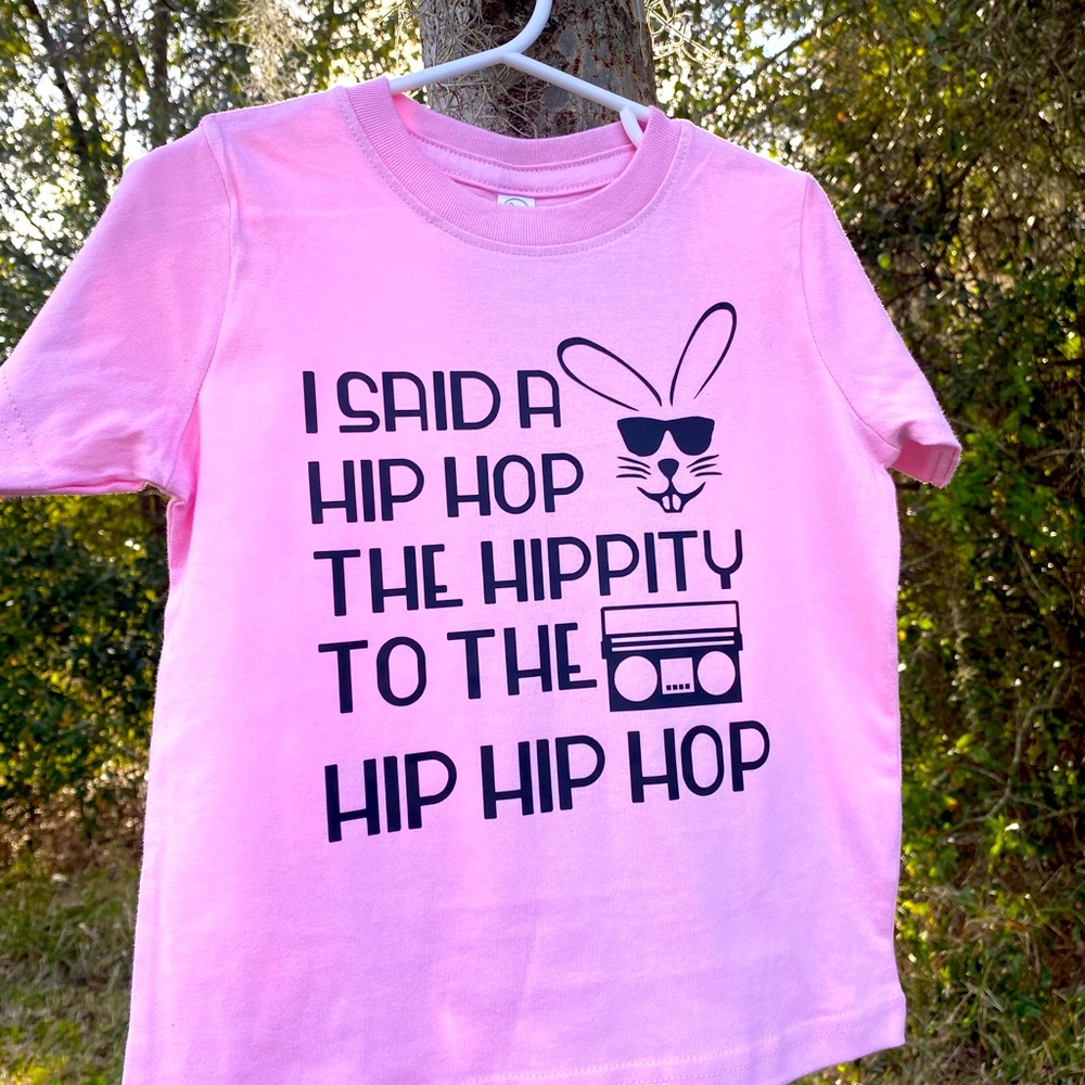 Easter bunny kids and toddler shirt